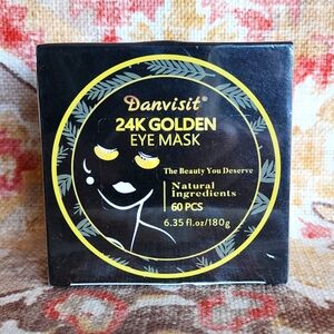 24K Under Eye Mask 60 Pcs Hyaluronic Acid Soothing Face Patch